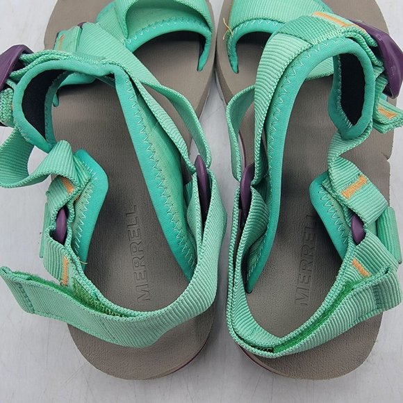 Merrell Alpine Strap Womens 8 Mint Green Sandals Shoes Casual Walking J003564 - Picture 10 of 13